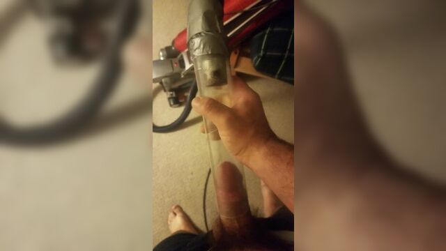 Kirby vacuum cleaner sucks my dick dry