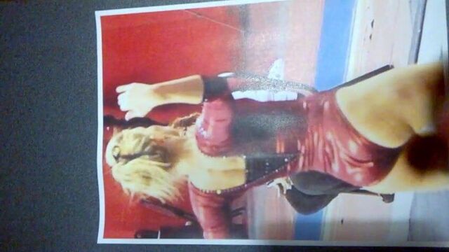 Cum on Brittany Johnson