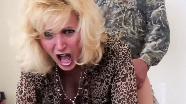 Blonde Wife Gets Bent Over