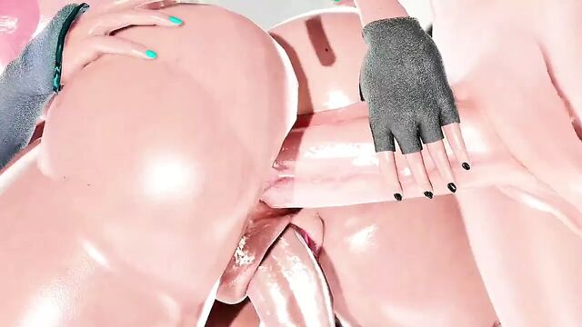 CARNAL INSTINCT - he fucks her, masturbation and DP