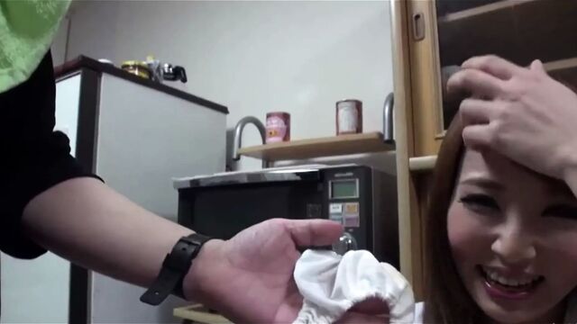 Girls sniff their dirty panties again and lick the discharge