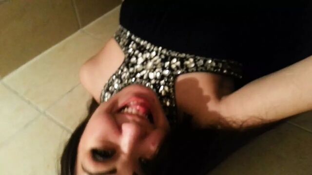 Kazakh girl Tomiris from Aktobe have fun