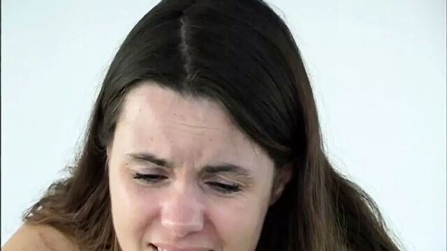 Plumper girl naked caning