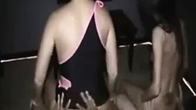 Two Women in a Amateur adult theater