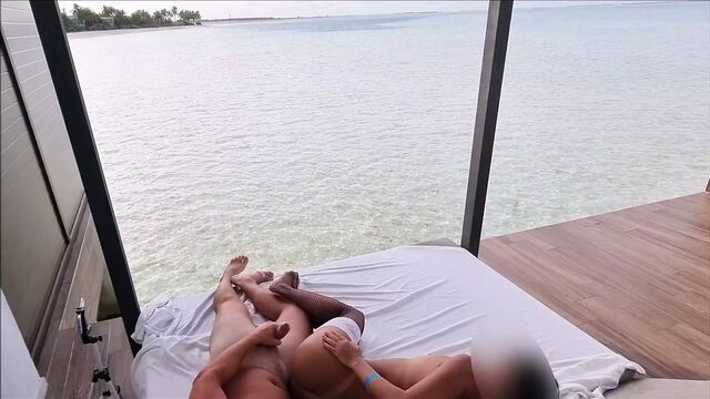 Water villa in the Philippines, Public sex on the terrace