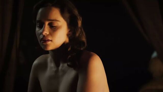 Emilia Clarke Nude in 'The Voice from the Stone'