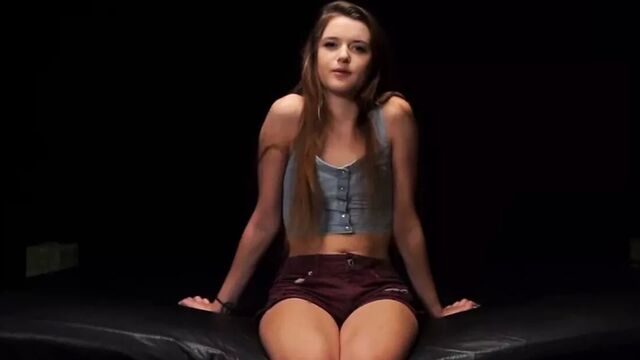 18yo Alex Mae endures rough sex