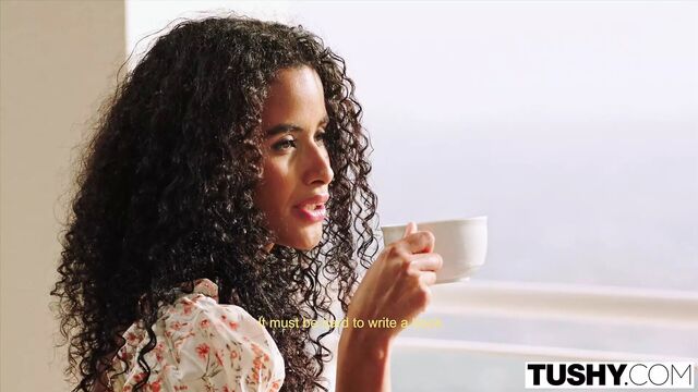 TUSHY Anal loving beauty Mia lets her body do the talking