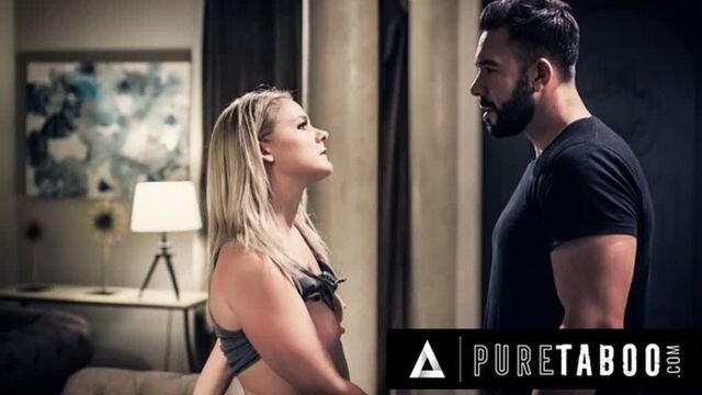 PURE TABOO Teen And Family Man Who Showed His Kindness And Wants His Cock In Her Pussy