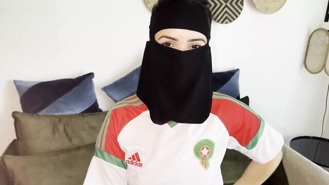 Supporter of the opposing team fucks me - Jasmine SweetArabic