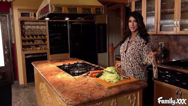 Big Tit MILF Stepmom Needs A Rough Fucking From Her Stepson