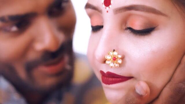 Newly married wife fucked first night after marriage--- Romantic sex with wife