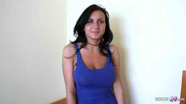 Big natural Tits College Girl Picked Up and POV Fucked for Cash