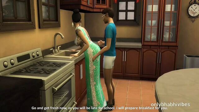 Kitchen sex in morning Hindi darty taking