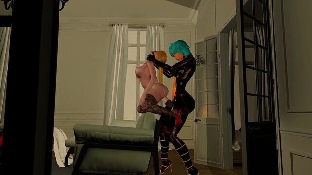 Horsecock Futa x Futa x Female - BO Dark