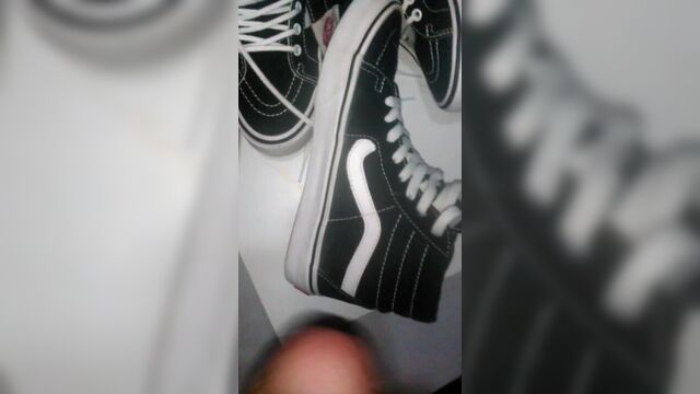 Vans Sk8 Hi new of my girlfriend cum