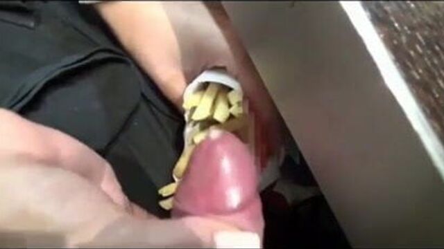 Cum on french fries
