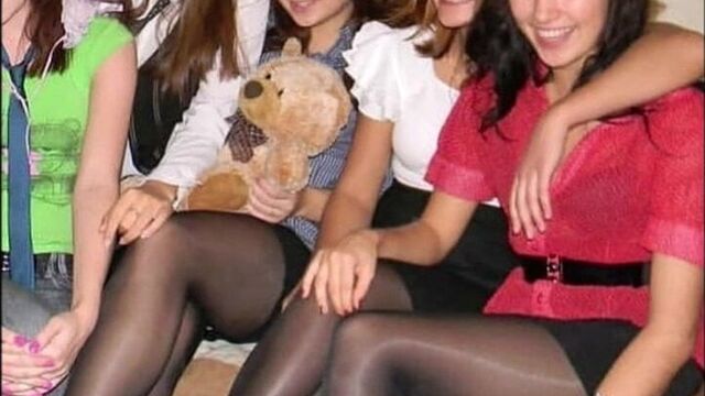 Teens in nylon pantyhose they will drive you crazy 9