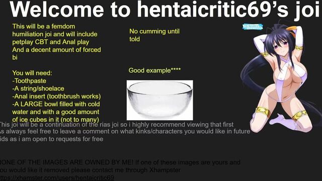 Akeno turns you into a slut hentai JOI