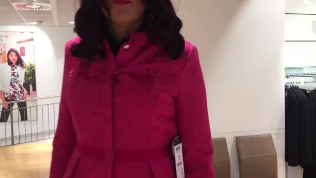 Pink skirt suit